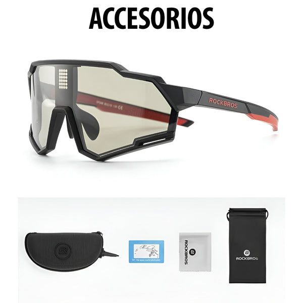 Lentes deportivos fotocromáticos UV400