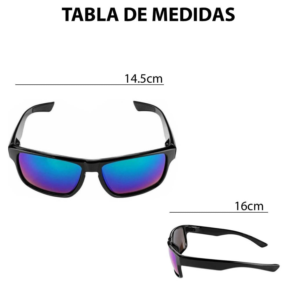 Lentes deportivos polarizados con protección UV 400