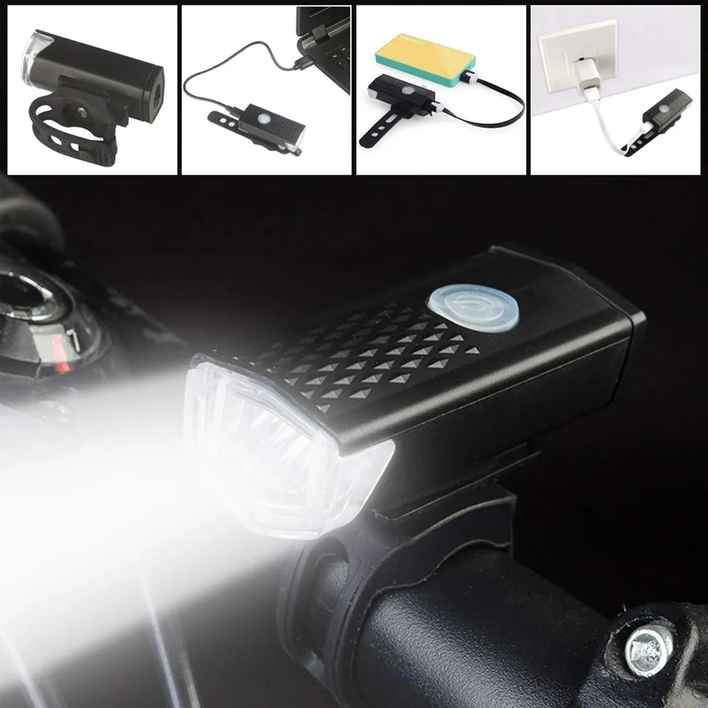 Luz delantera para bicicleta con 3 modos