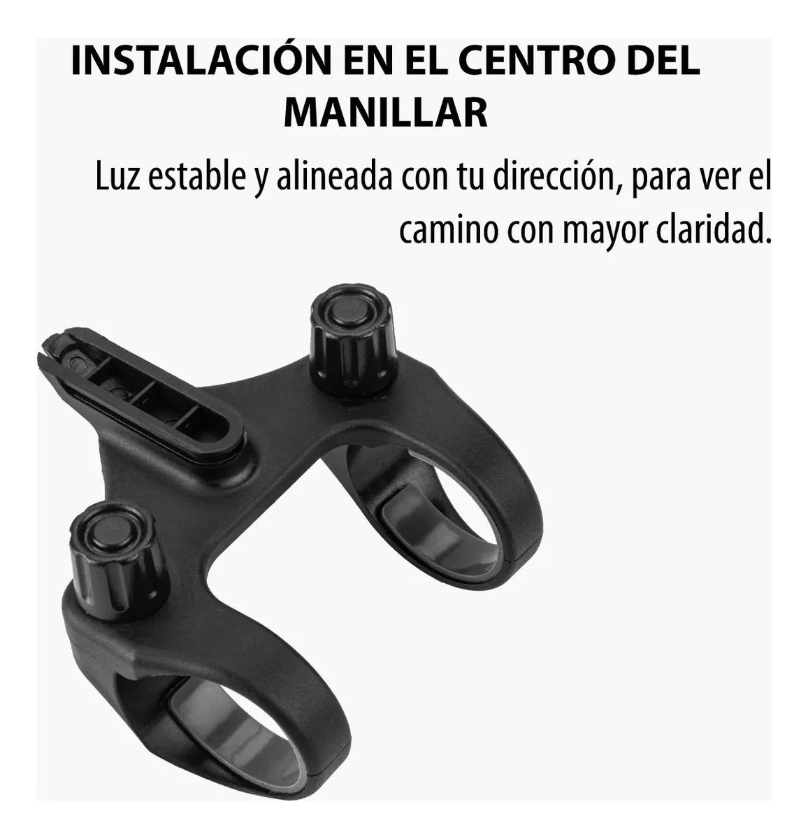 Luz para bicicleta recargable