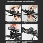 Luz para bicicleta recargable