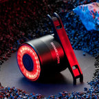 Luz posterior para bicicleta con sensor de frenado