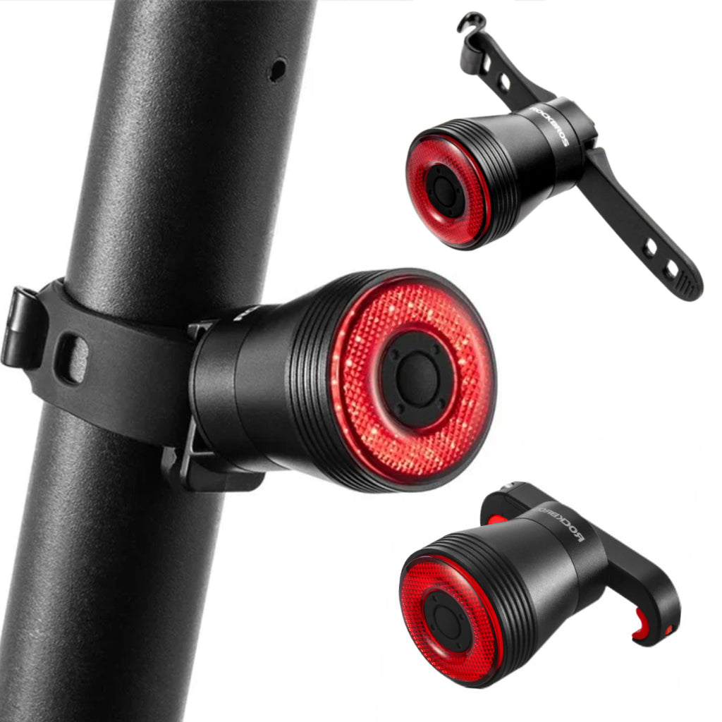 Luz posterior para bicicleta con sensor de frenado