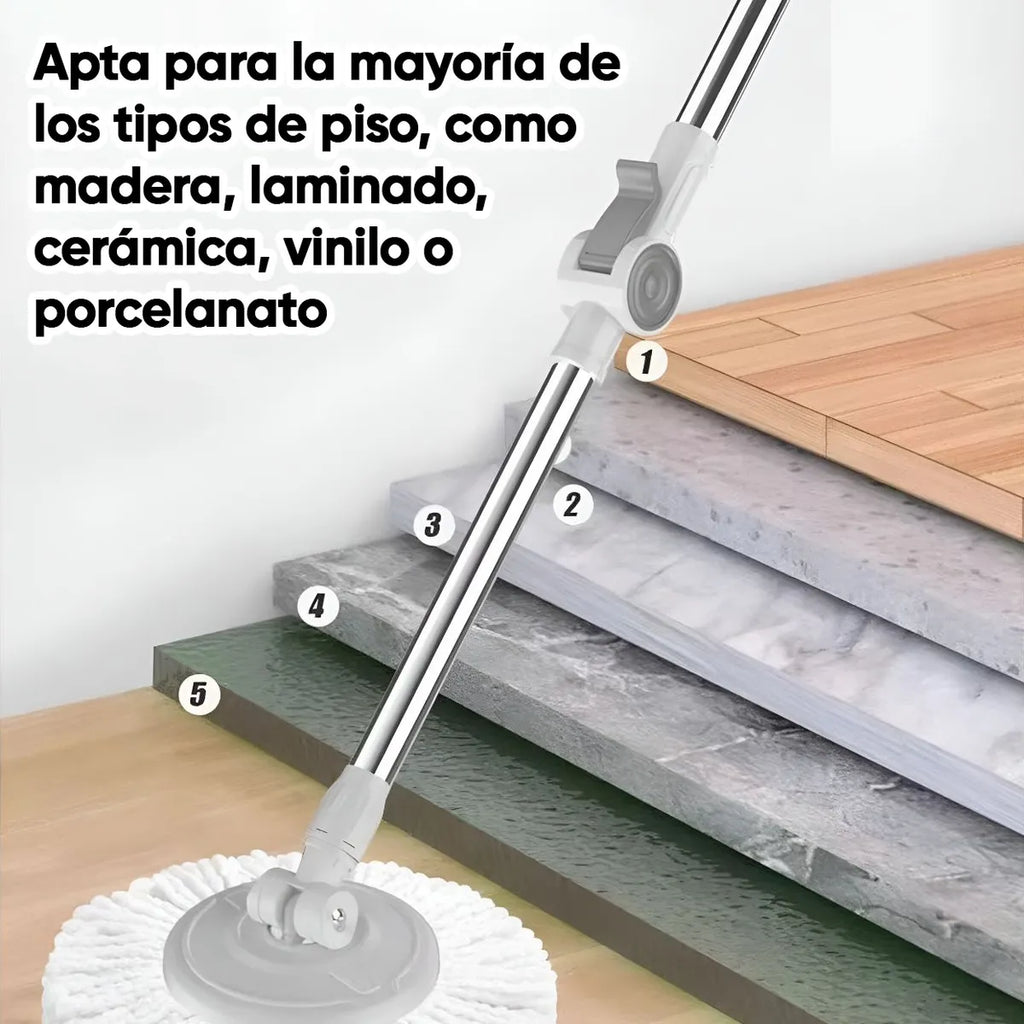 Mopa giratoria con escurridor