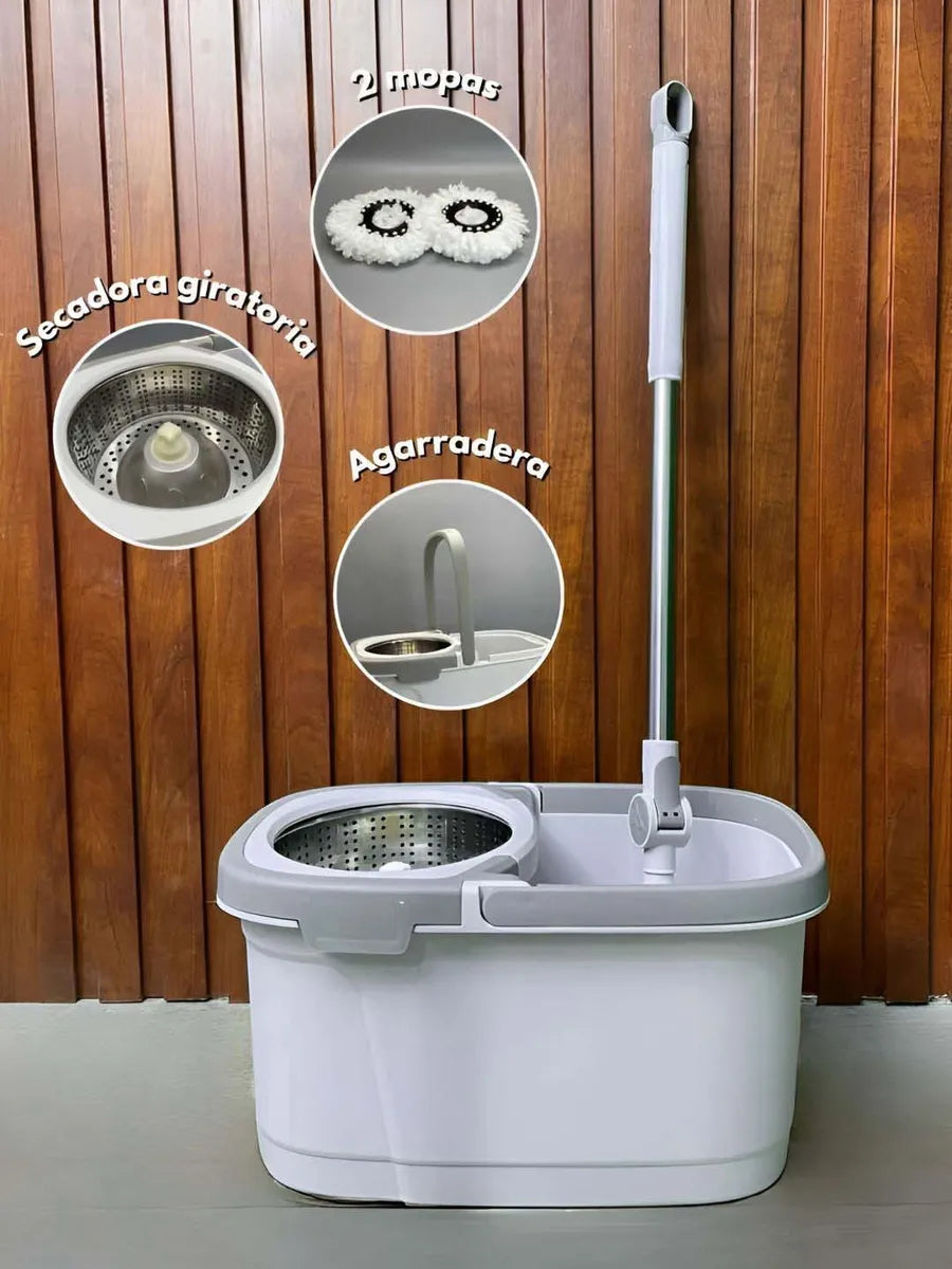 Mopa giratoria con escurridor