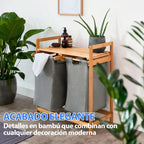 Organizador de 2 compartimentos extraíbles