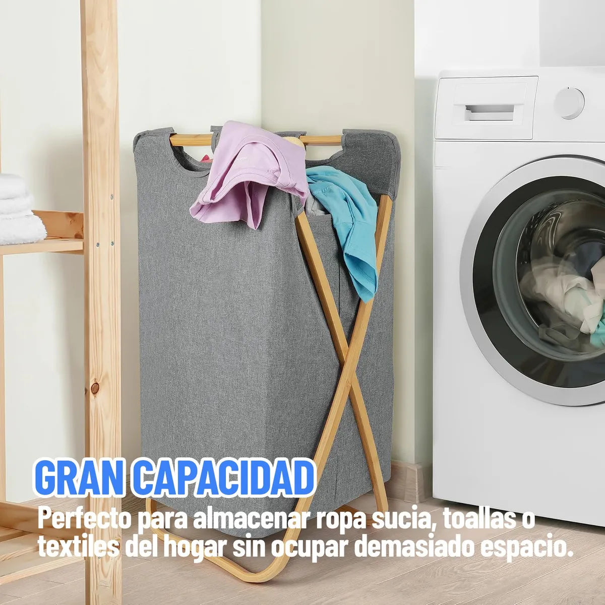 Canasto organizador pleglable