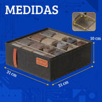 Organizador multiusos de tela con 16 divisiones