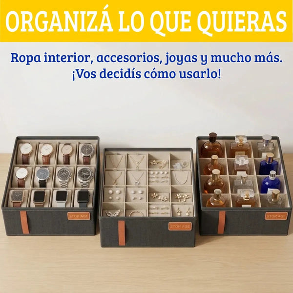 Organizador multiusos con 16 divisiones
