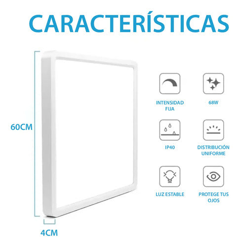 Plafón de techo LED 68W