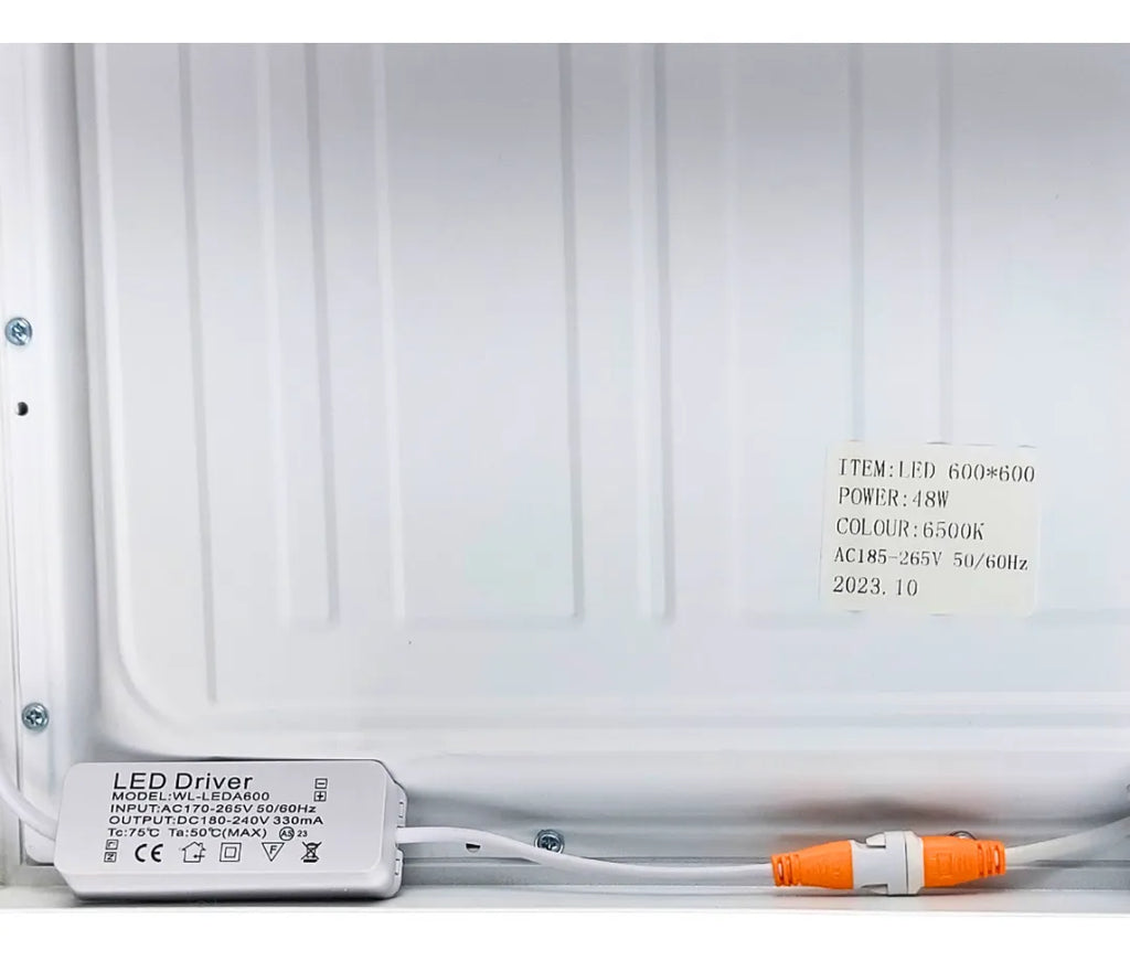 Panel LED 48W de techo con marco