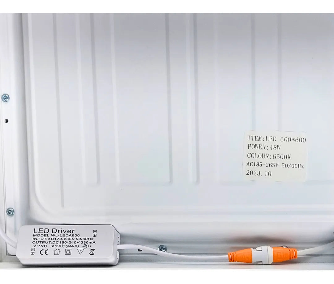 Panel LED 48W de techo con marco