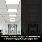 Panel Plafon Led Con Marco 60 X 60 Cm 68 W Techo Cuadrado