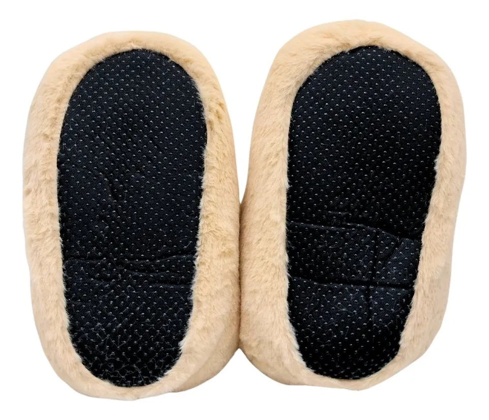 Pantuflas oso peludas calentitas