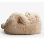 Pantuflas oso peludas calentitas