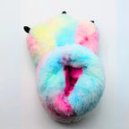 Pantuflas de garritas abrigadas