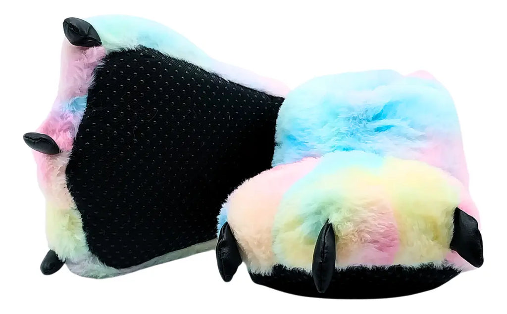 Pantuflas de garritas abrigadas