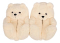 Pantuflas oso peludas calentitas