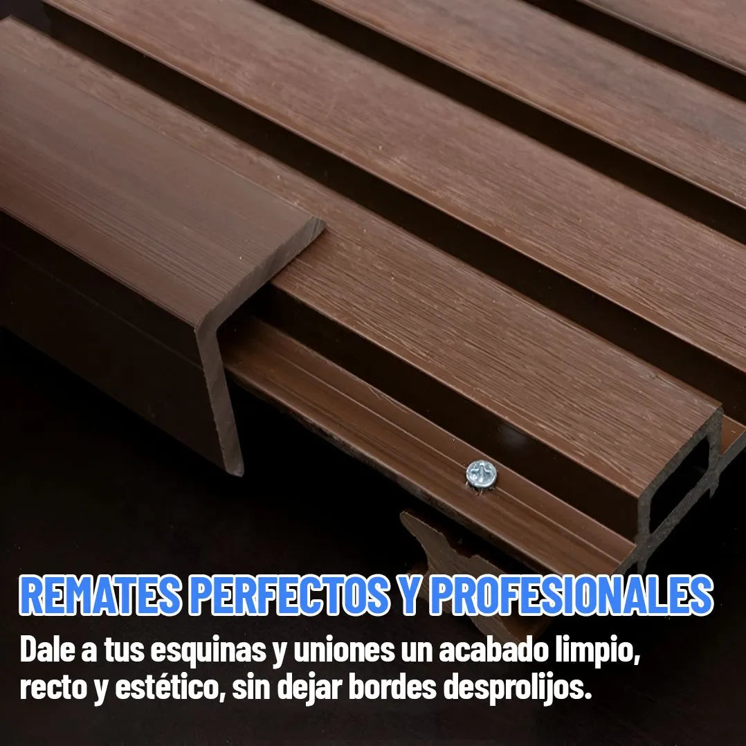 Perfil para panel WPC