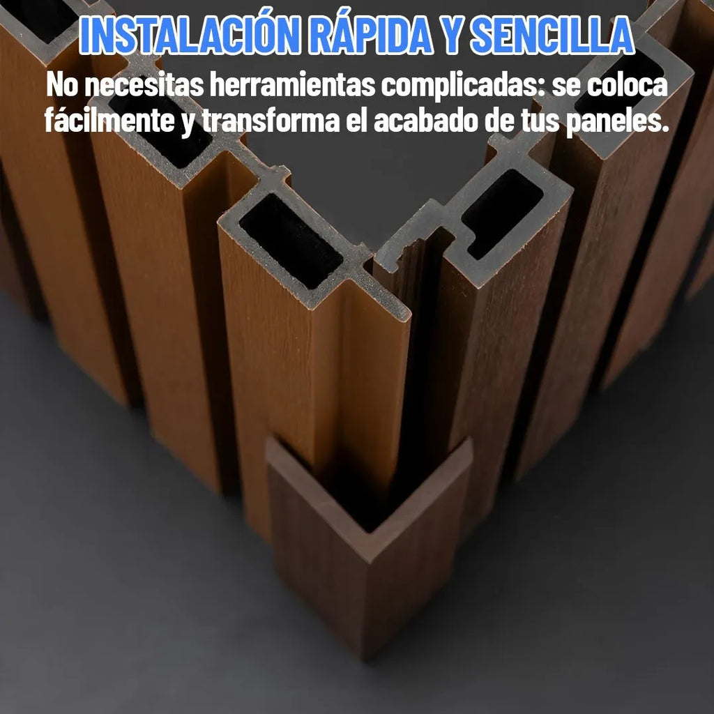 Perfil para panel WPC