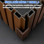 Perfil para panel WPC