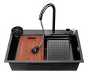 Pileta Bacha Para Cocina Multifuncional Canilla Acero Inox