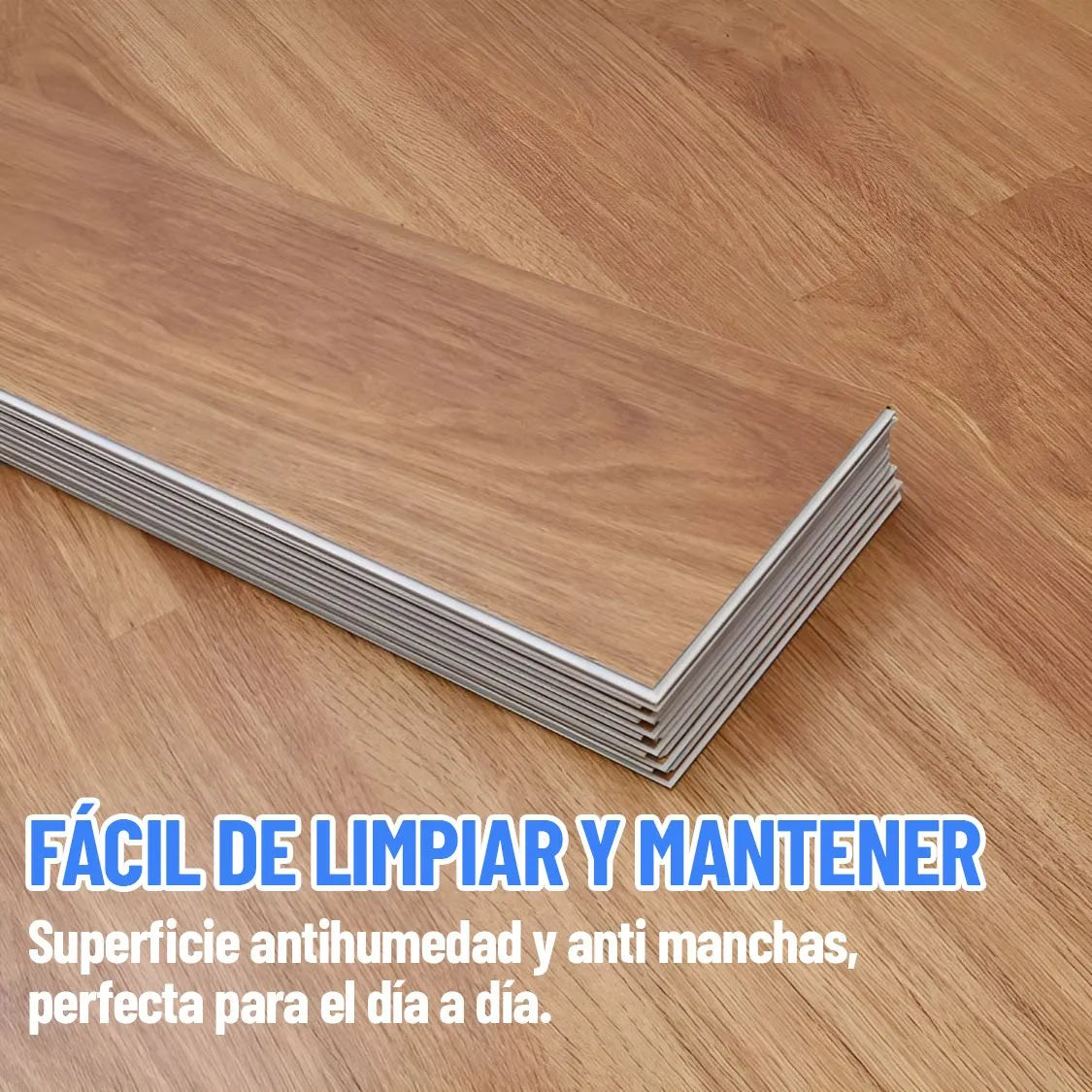 Piso vinílico encastrable para alto tránsito