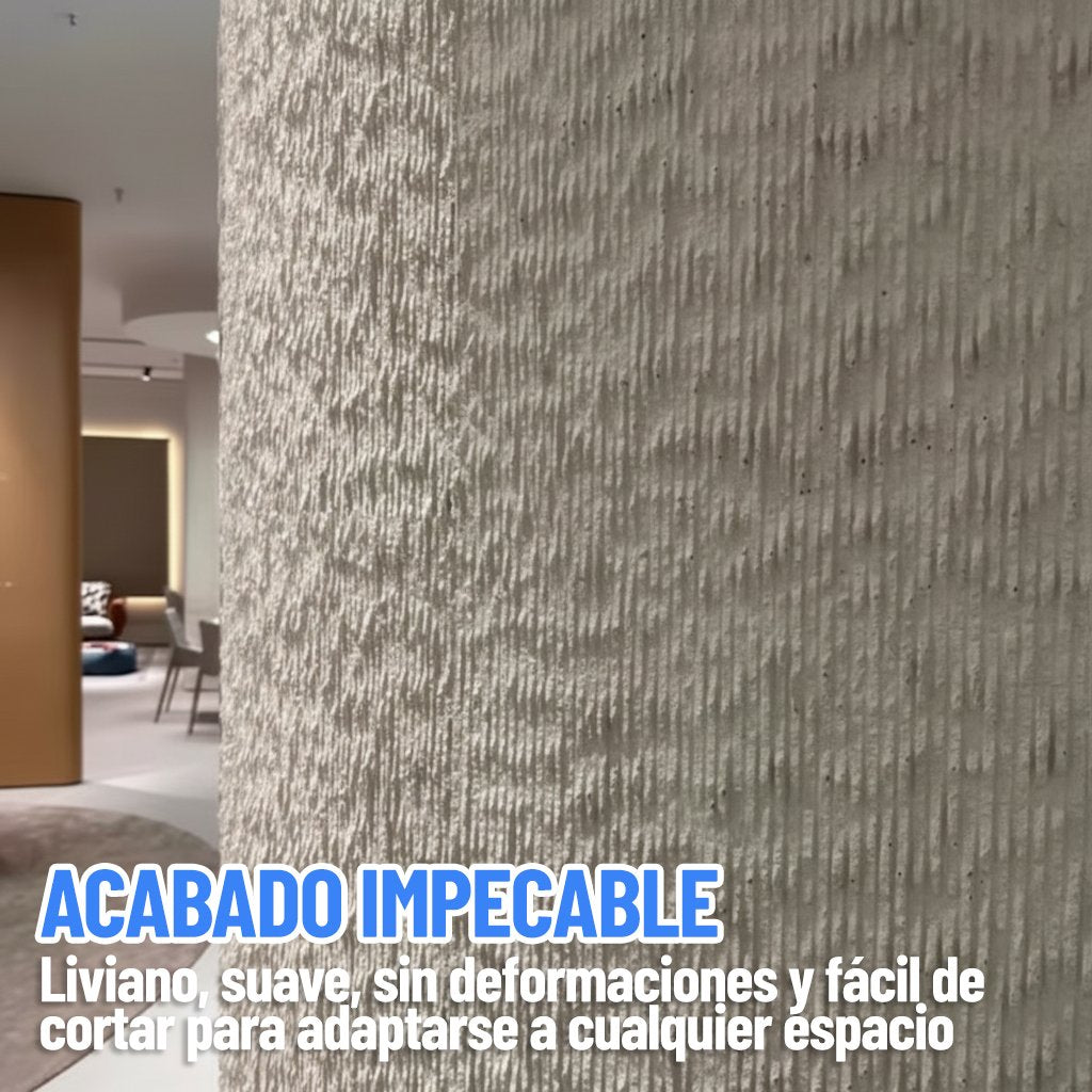 Placa adhesiva con textura 3D en rollo