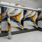 Placa Adhesiva Pared Simil Marmol En Rollo De 120 X 3 Metros