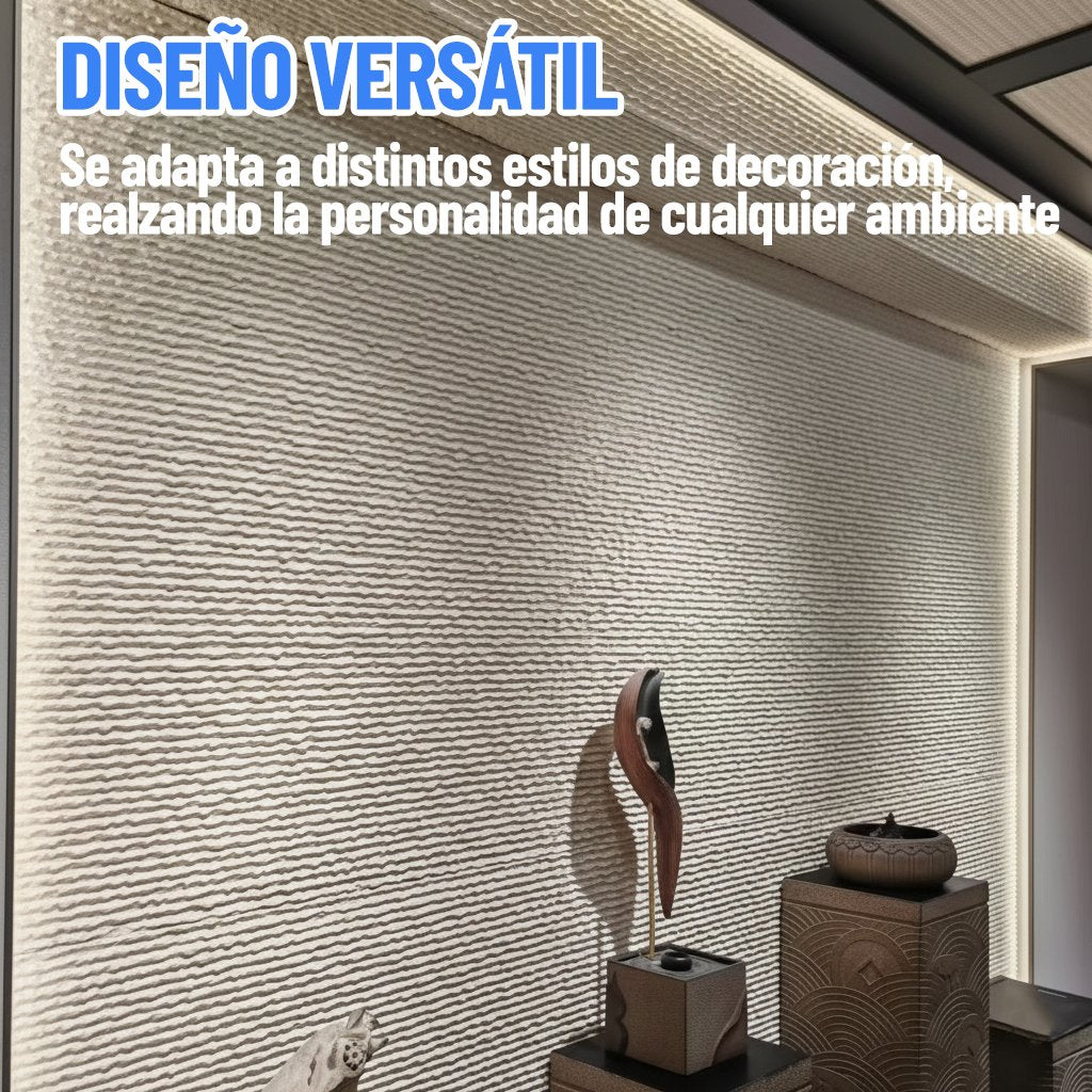 Placa adhesiva con textura 3D en rollo