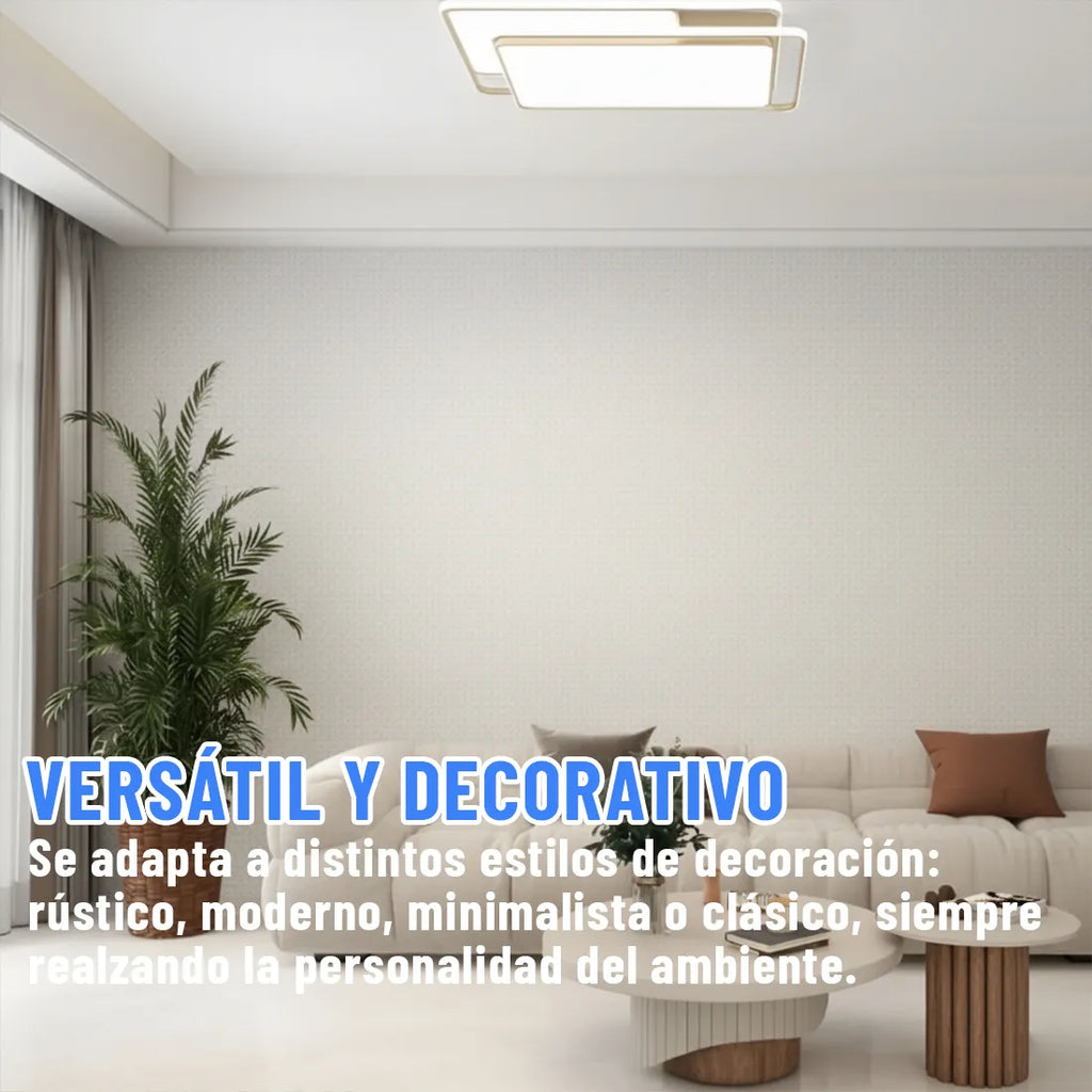 Placa Autoadhesiva Pared Textura Revestimiento 120x60 Ql ®