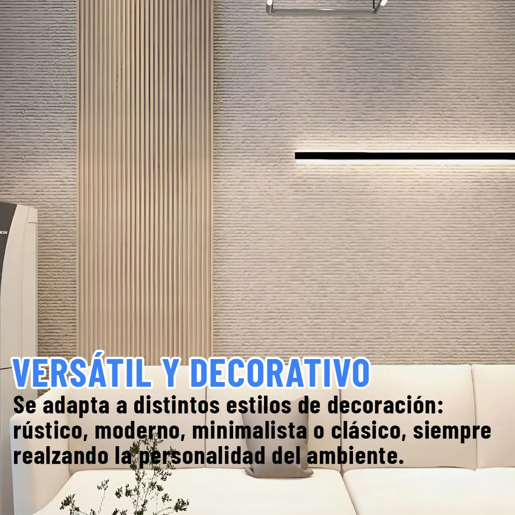 Placa Autoadhesiva Pared Textura Revestimiento 120x60 Ql ®
