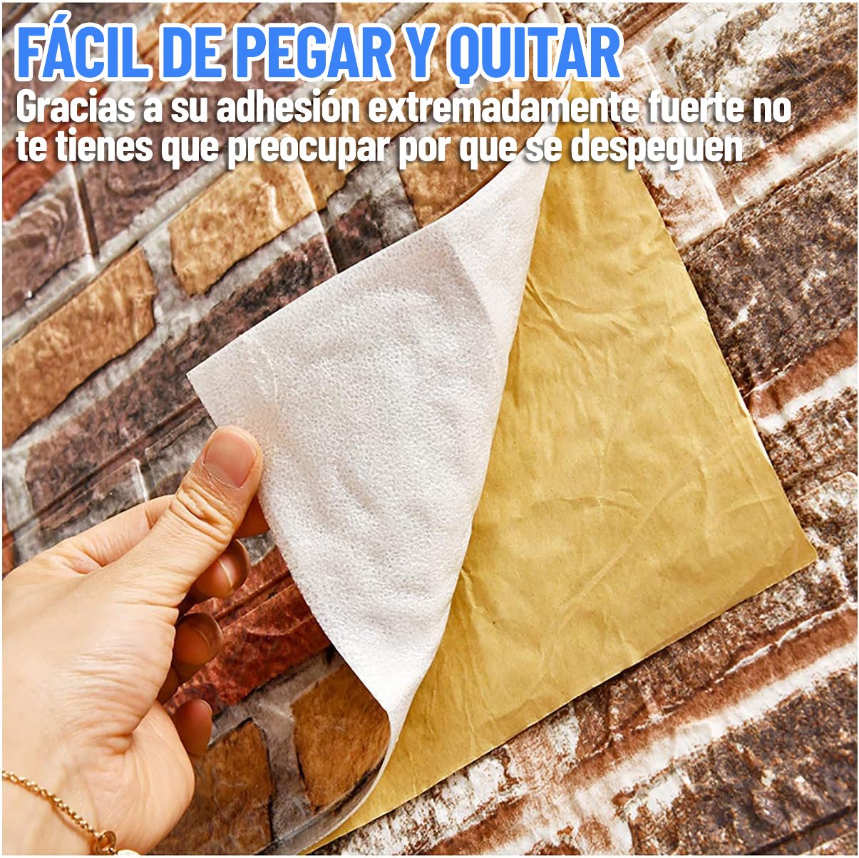 Placa autoadhesiva revestimiento para pared