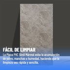 Placa Pvc Símil Mármol