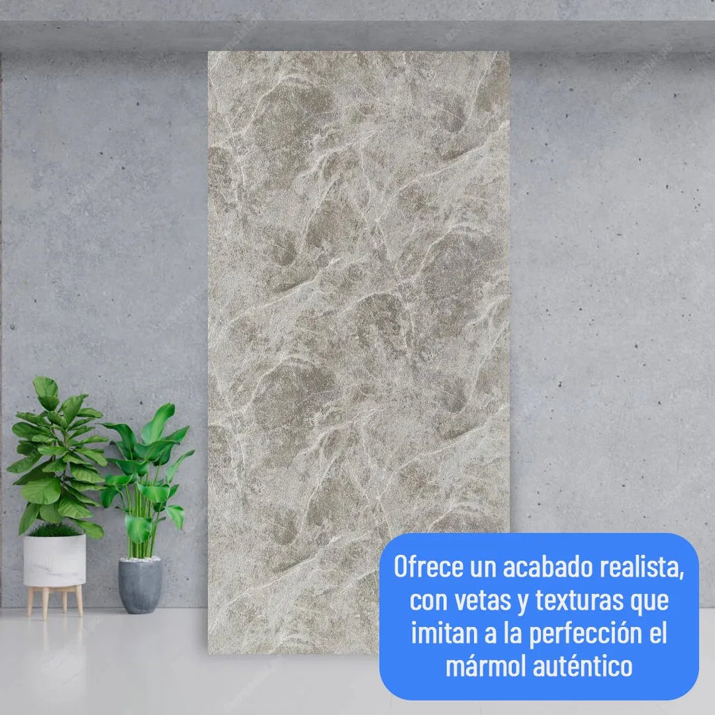Placa Pvc Símil Mármol