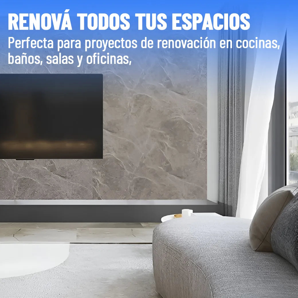 Placa Pvc Símil Mármol
