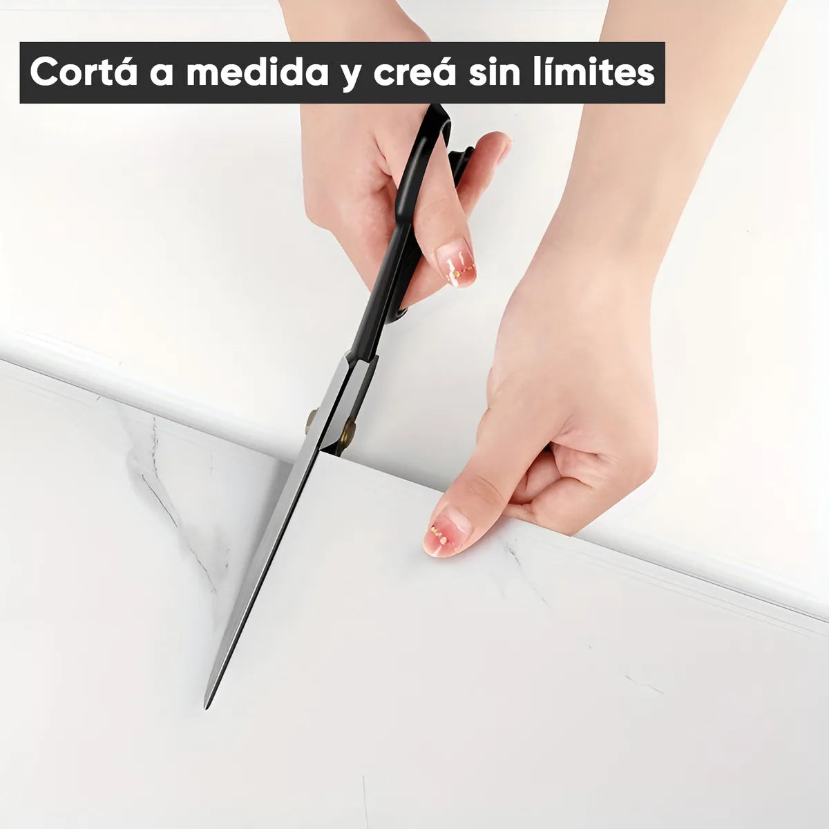 Placa revestimiento adhesivo símil mármol