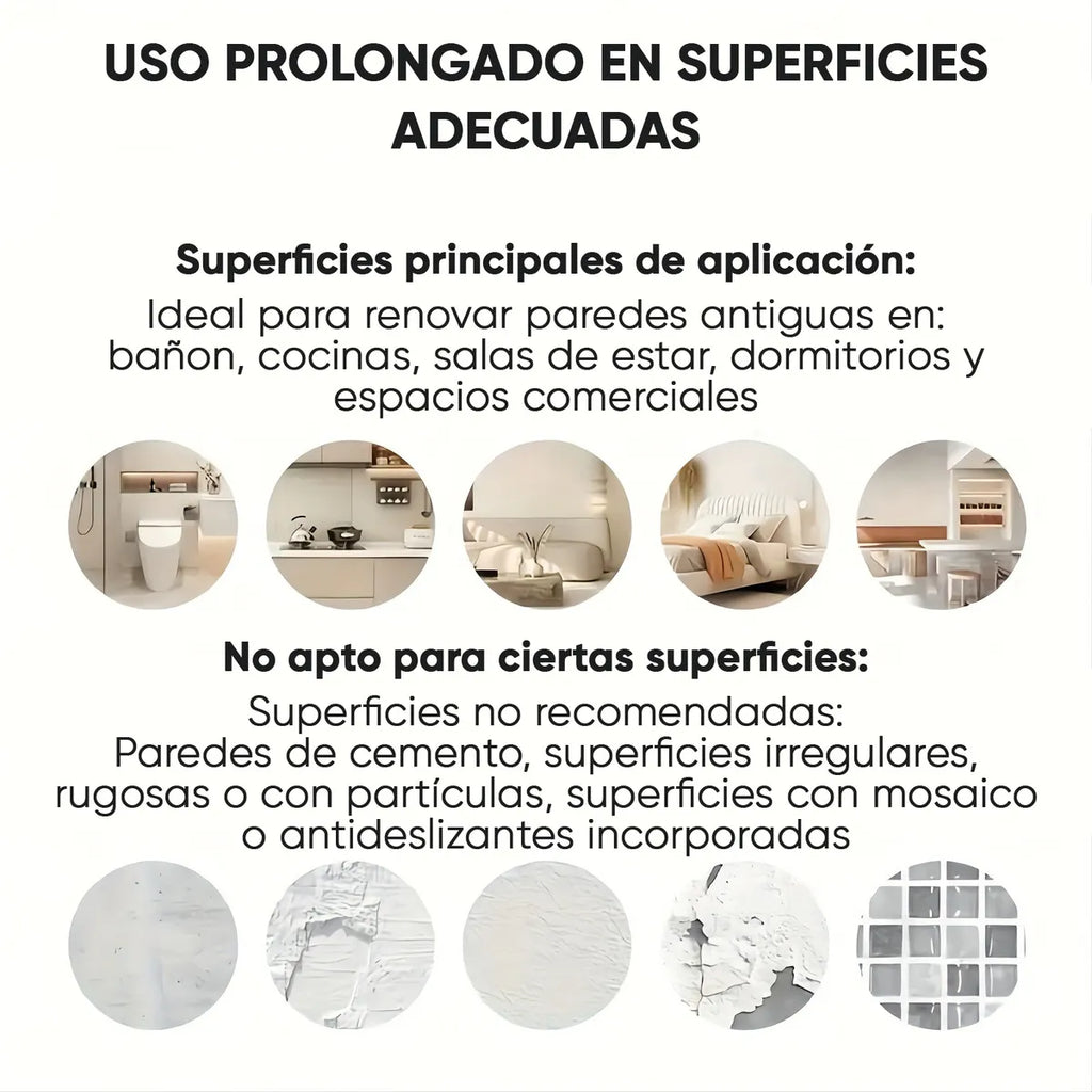 Placa revestimiento adhesivo símil mármol