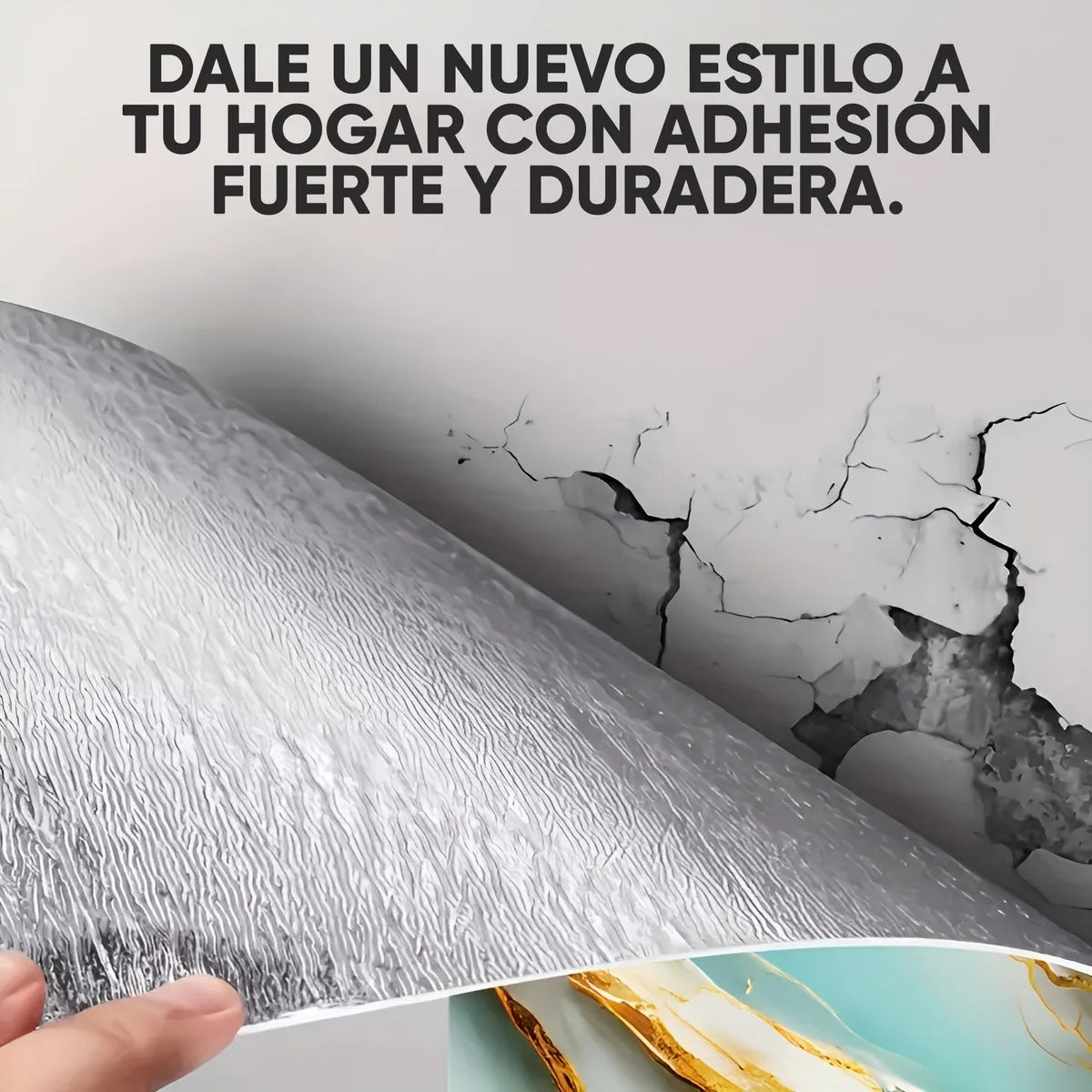 Placa revestimiento adhesivo símil mármol