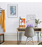 Placa Revestimiento Pared Autoadhesiva Ladrillo 70x77cm Ql