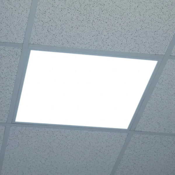 Plafón LED de techo con luz fría de 60cm x 60cm