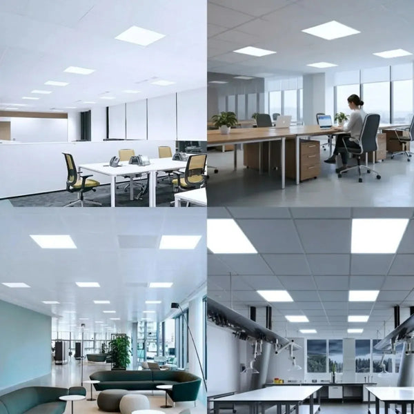 Plafón LED de techo con luz fría de 60cm x 60cm