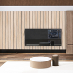 Rollo Adhesivo Símil Ripado Wpc Madera 3mts X 60cm Premium ®