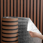 Rollo Adhesivo Símil Ripado Wpc Madera 3mts X 60cm Premium ®