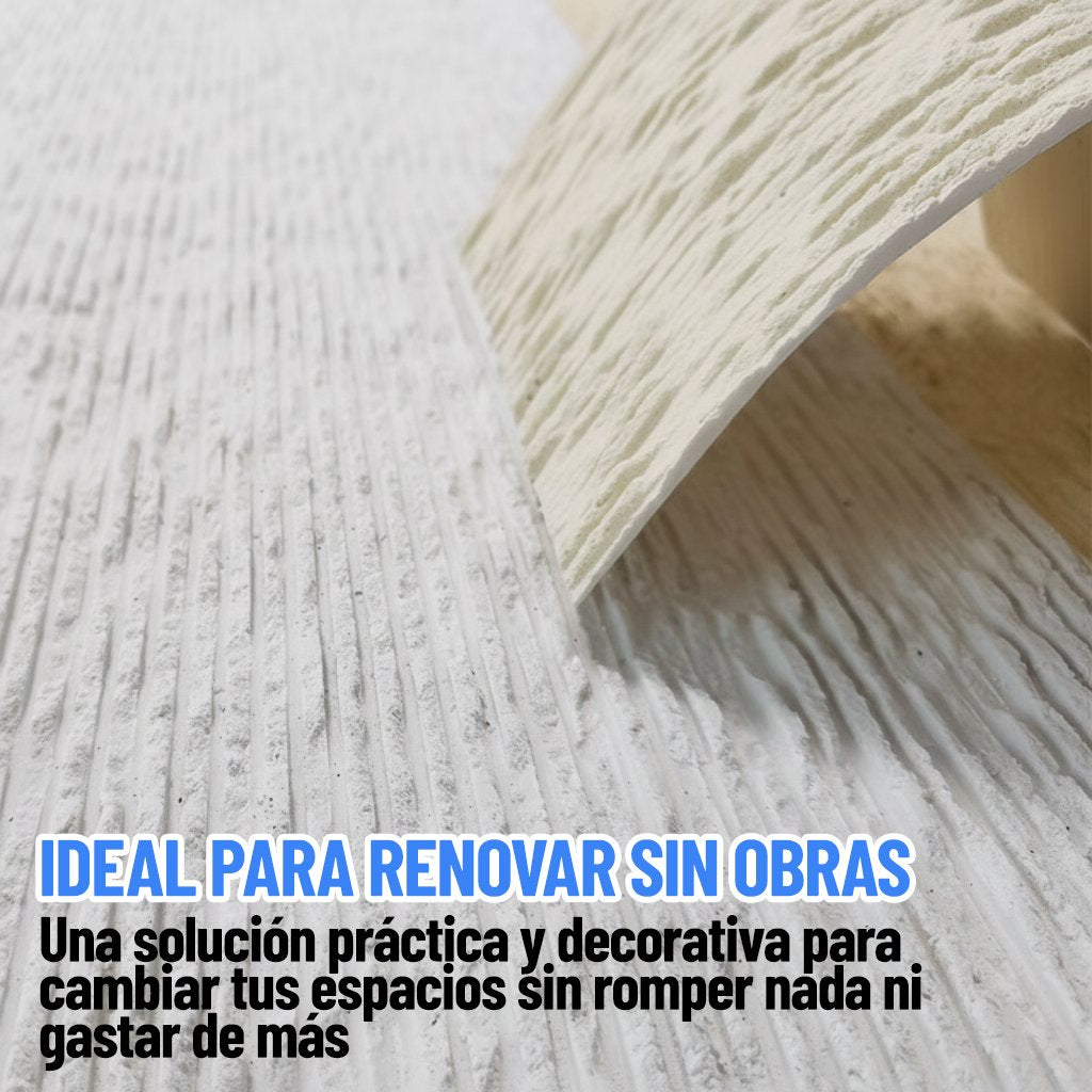 Placa adhesiva con textura 3D en rollo