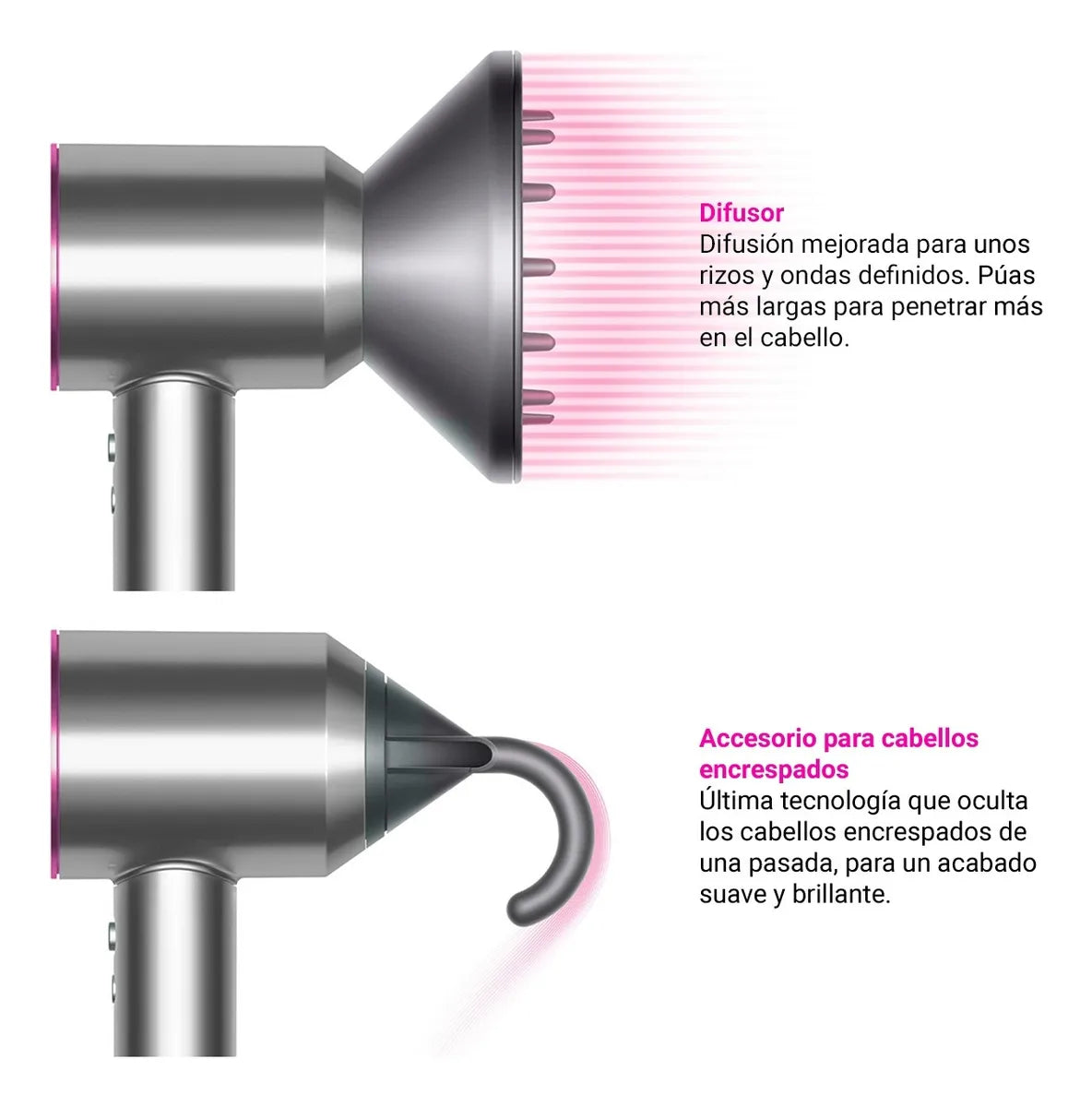 Secador de pelo profesional 5 en 1
