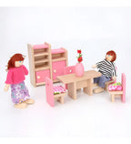 Set comedor de juguete en madera