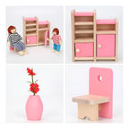 Set comedor de juguete en madera