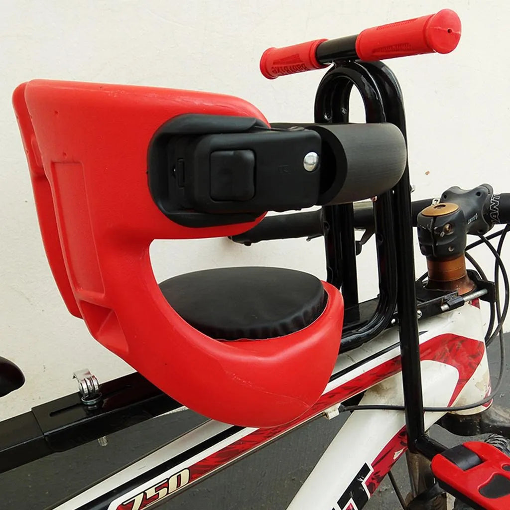 Silla de bicicleta para niños con posapies y sujeción lateral