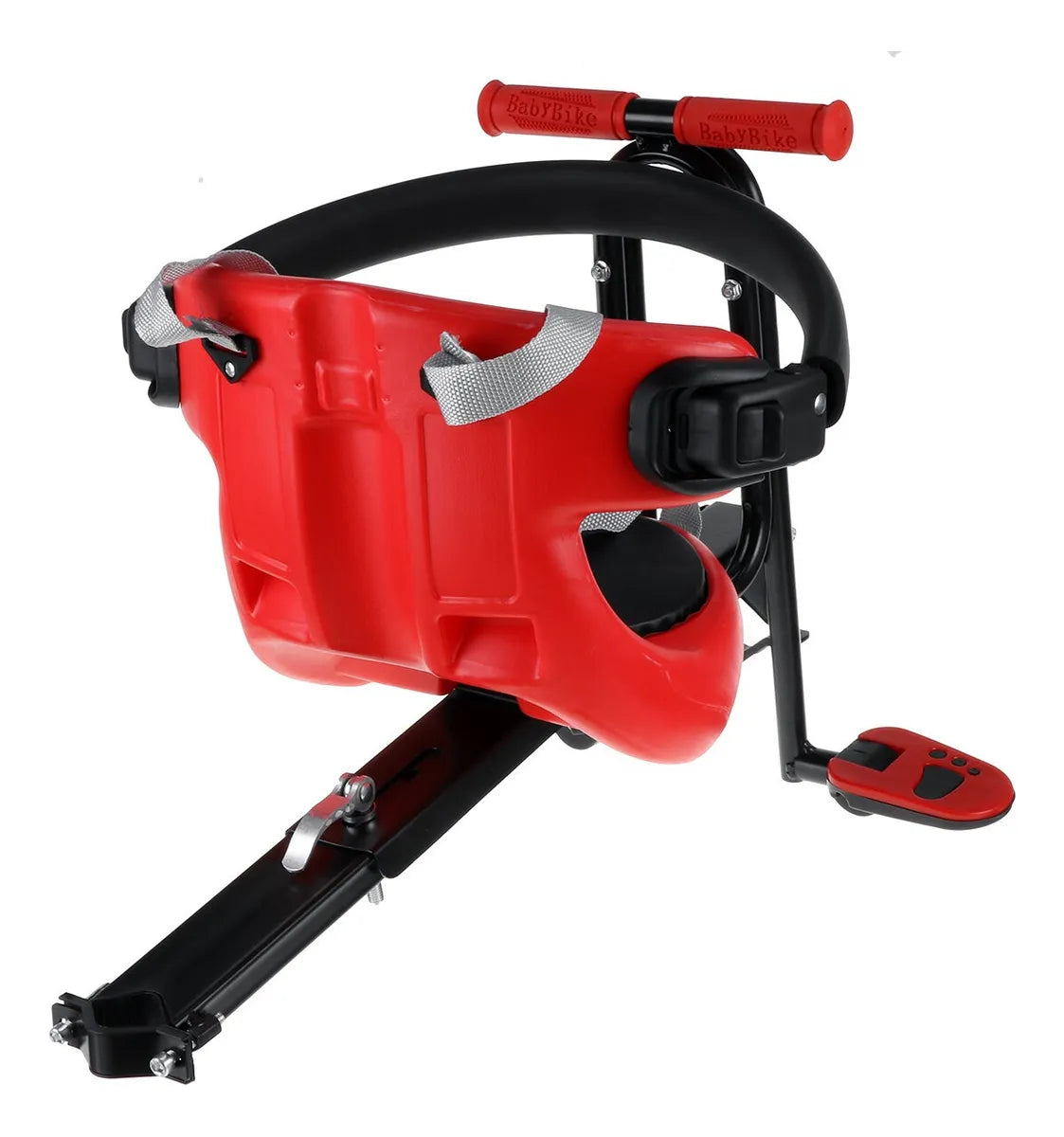 Silla de bicicleta para niños con posapies y sujeción lateral
